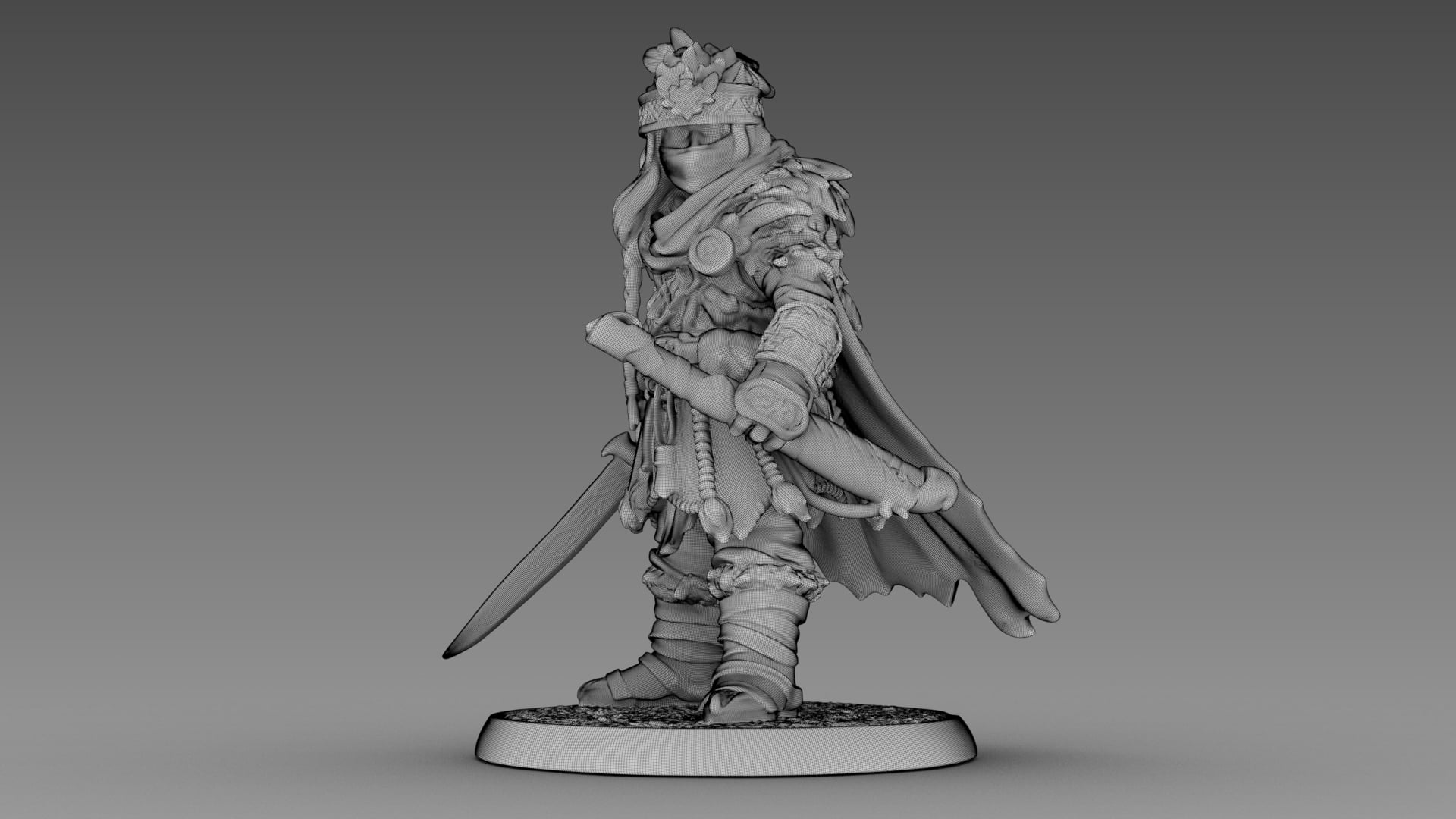 Woven Warrior 3d model