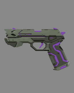 Valorant Glitchpop legendary pistol 3d model
