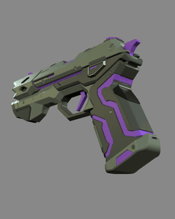 Valorant Glitchpop legendary pistol 3d model