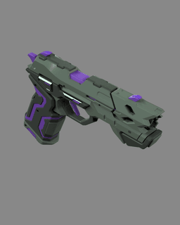 Valorant Glitchpop legendary pistol 3d model