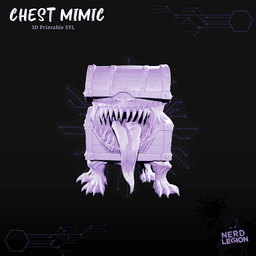 Chest Mimic - Dungeons and Dragons 3D Model 3d model