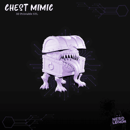 Chest Mimic - Dungeons and Dragons 3D Model 3d model