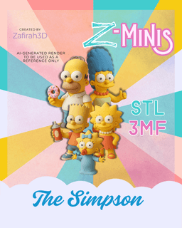 Z-MINIS THE SIMPSON FAMILY 3d model