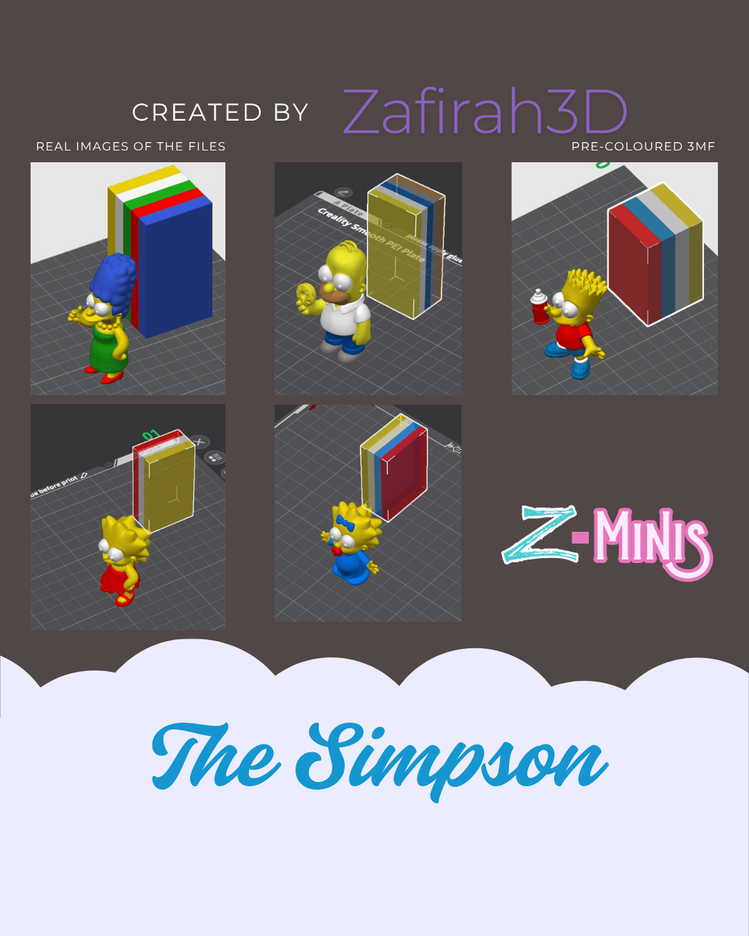 Z-MINIS THE SIMPSON FAMILY 3d model