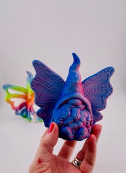 Stained Glass Butterfly Gnome 3d model