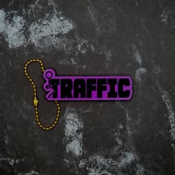 F*ck Traffic Keychain 3d model