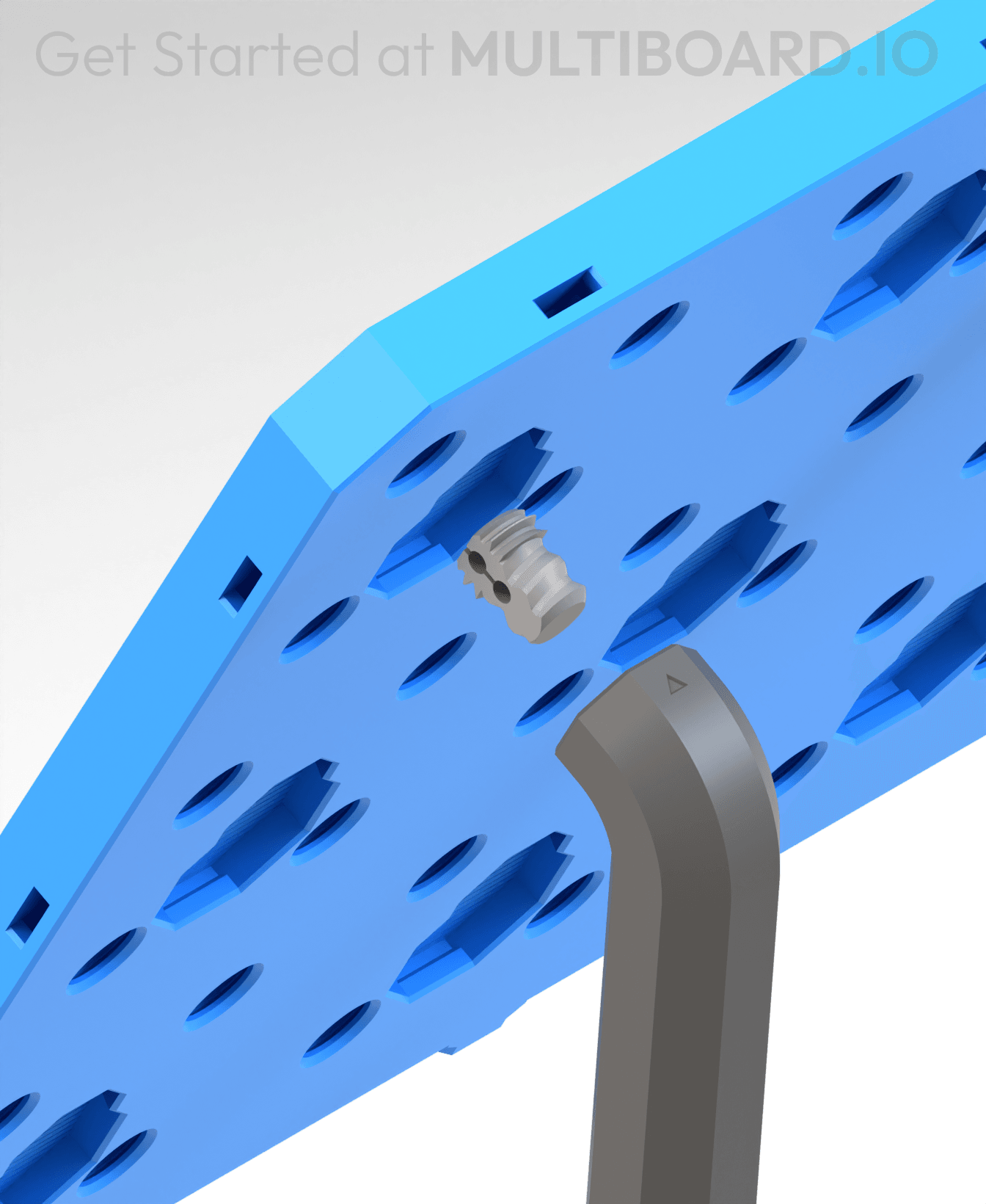 6x6 MU - Simple Bolt-Locked Shelf 3d model