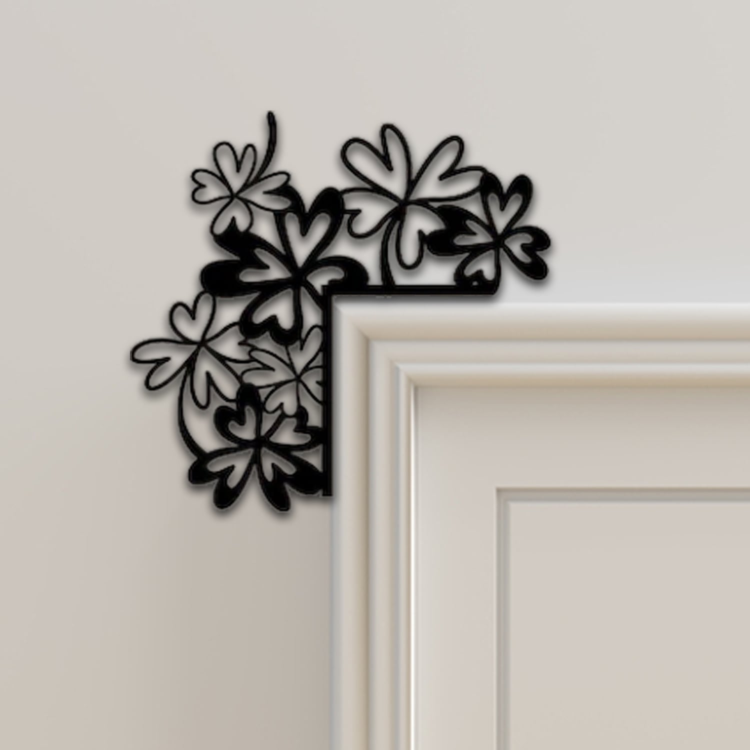 Heart Flower Door Corner Decor 3d model