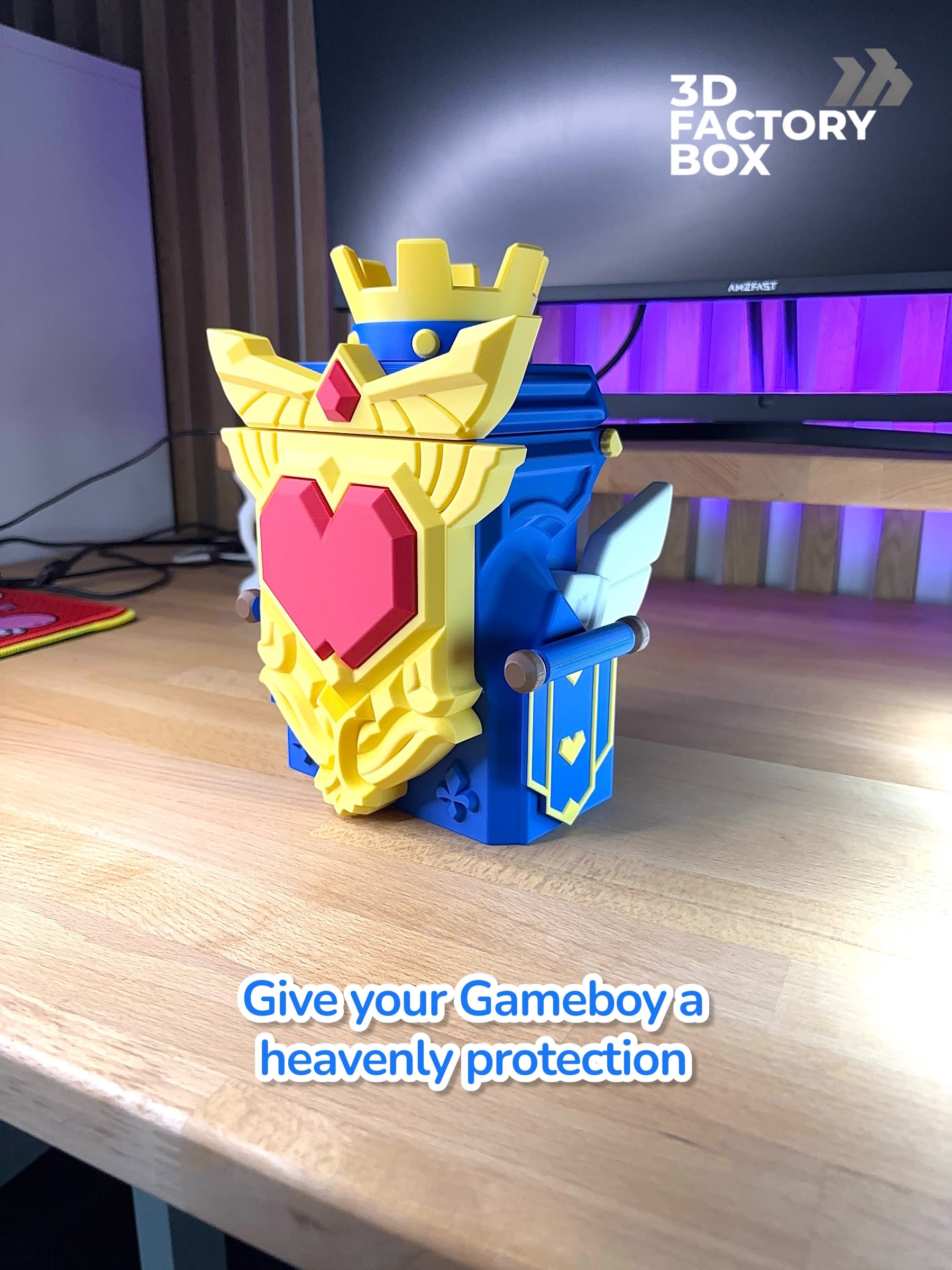 Gameboy Box - Inspired by Medieval Tower Games 3d model