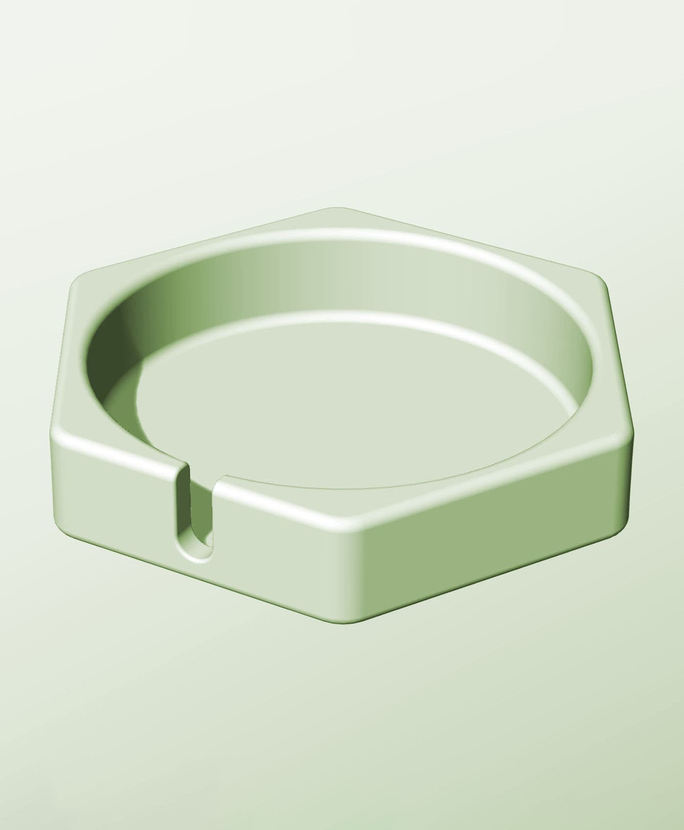 CH128-30-S Stackable slotted bin box module for creative decor 3d model