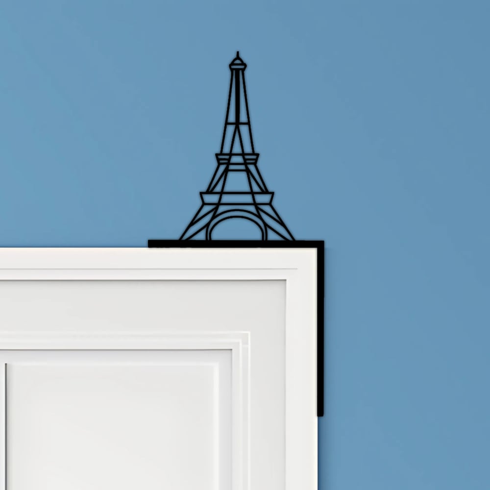 Eiffel Tower Door Corner Decor 3d model
