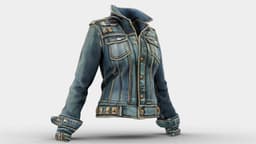 Denim Jacket 3d model