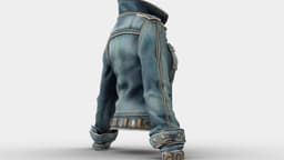Denim Jacket 3d model