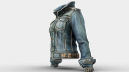 Denim Jacket 3d model