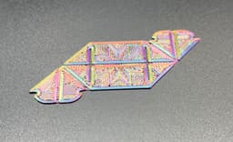 Printagami Modular Edge Origami Piece 3D Printed Origami 3d model