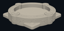 Celestial Astrolabe Catchall Tray 3d model