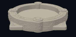 Celestial Astrolabe Catchall Tray 3d model