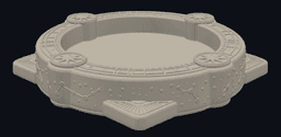 Celestial Astrolabe Catchall Tray 3d model