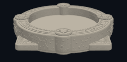 Celestial Astrolabe Catchall Tray 3d model