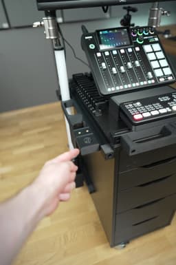 Audio / Video Filming Cart - Mic Arm Adapter 3d model