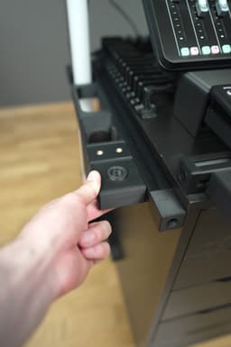 Audio / Video Filming Cart - Mic Arm Adapter 3d model