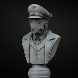 Karl Ruprect Kroenen Bust - Hellboy 3d model