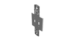 B22 - Double-Gang Double-Sided Toggle Switch Style WallPlateMate 3d model
