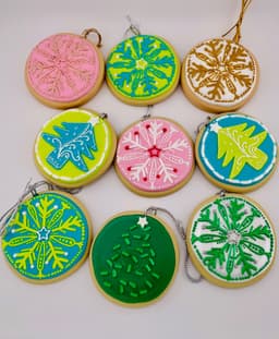 Holiday Sugar Cookie Ornament Set 3d model
