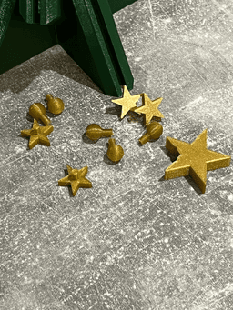 Modern Xmas Tree - slotted 3d model