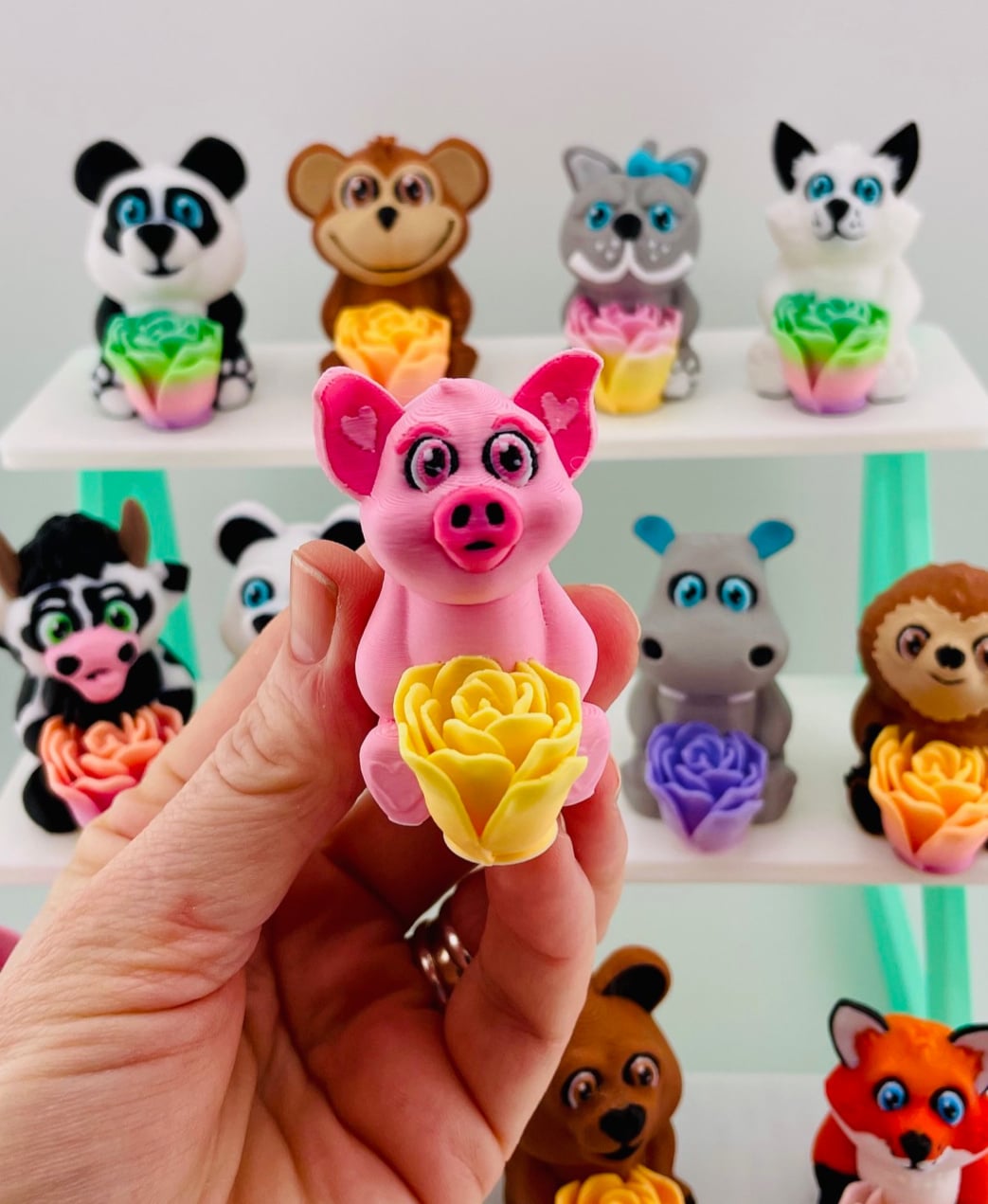 Mother's Day Roseables Piggy 3d model