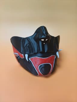 Oni-inspired Demon Mask 3d model