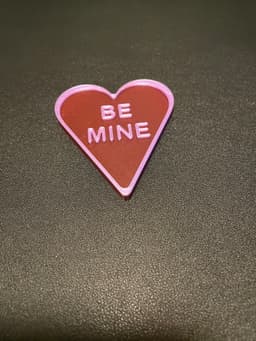 Be Mine Conversation Heart 3d model