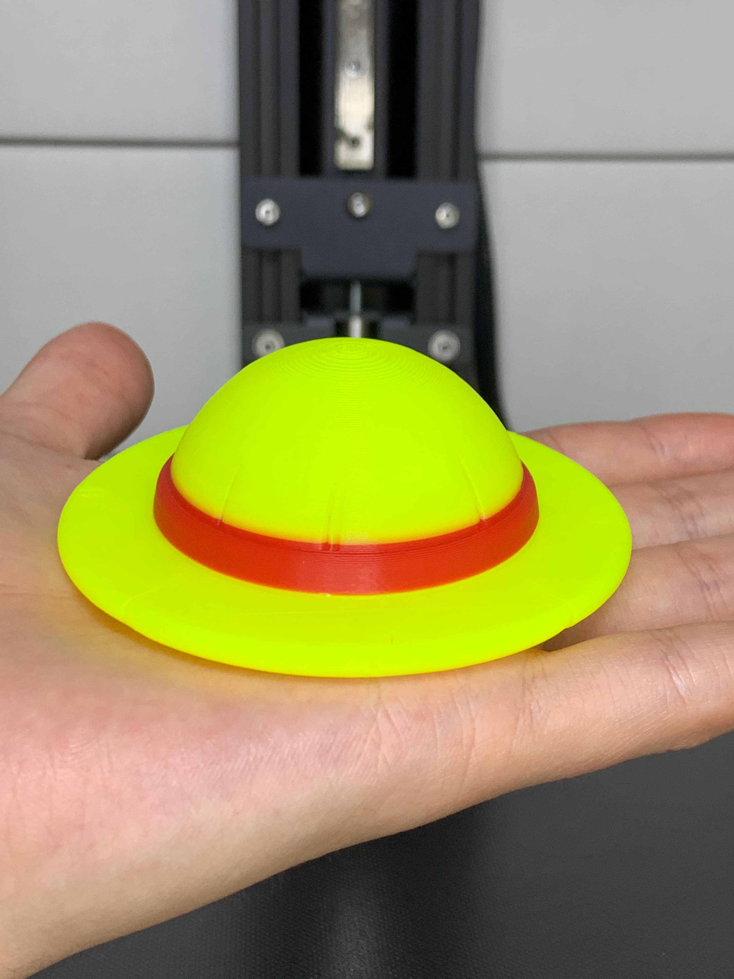 luffy straw hat 3d model