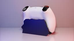 Super Mario Galaxy (Logo) - Controller Holder Multiparts 3d model