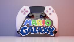 Super Mario Galaxy (Logo) - Controller Holder Multiparts 3d model