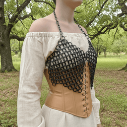 Japanese 8in2 Chainmail Lingerie Top 3d model