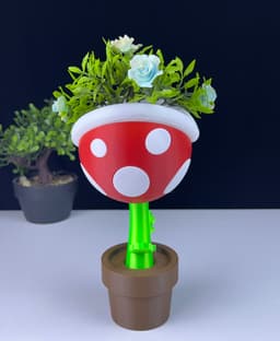 Piranha Plant planter 3d model