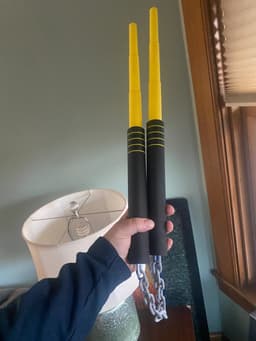 The Lightsaber Nunchucks 3d model