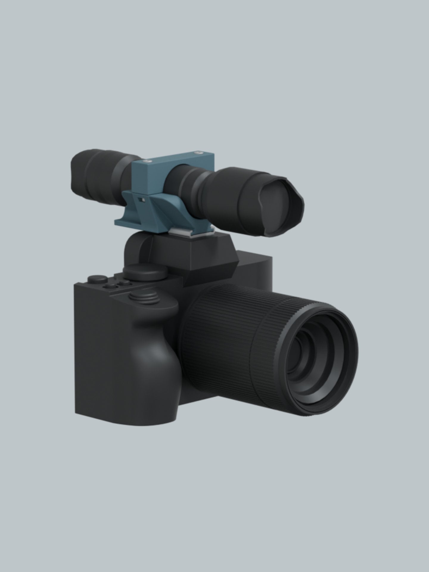 HOTSHOE FLASHLIGHT ADAPTER 3d model