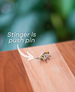 Office Bugs | Bee Tack, Leaf Bug Bookmark, Stick Bug Pen, Lady Bug Magnet 3d model