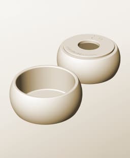 CR96-50-P Modular pierced component container modern decor 3d model