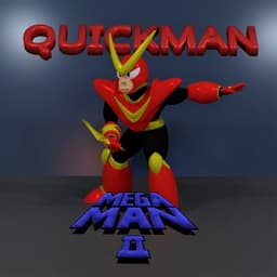 QuickMan MEGAMAN2 3d model