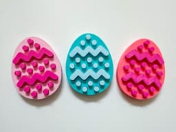 Easter Egg Fidget (2 Styles) plus Grass Display Stand 3d model