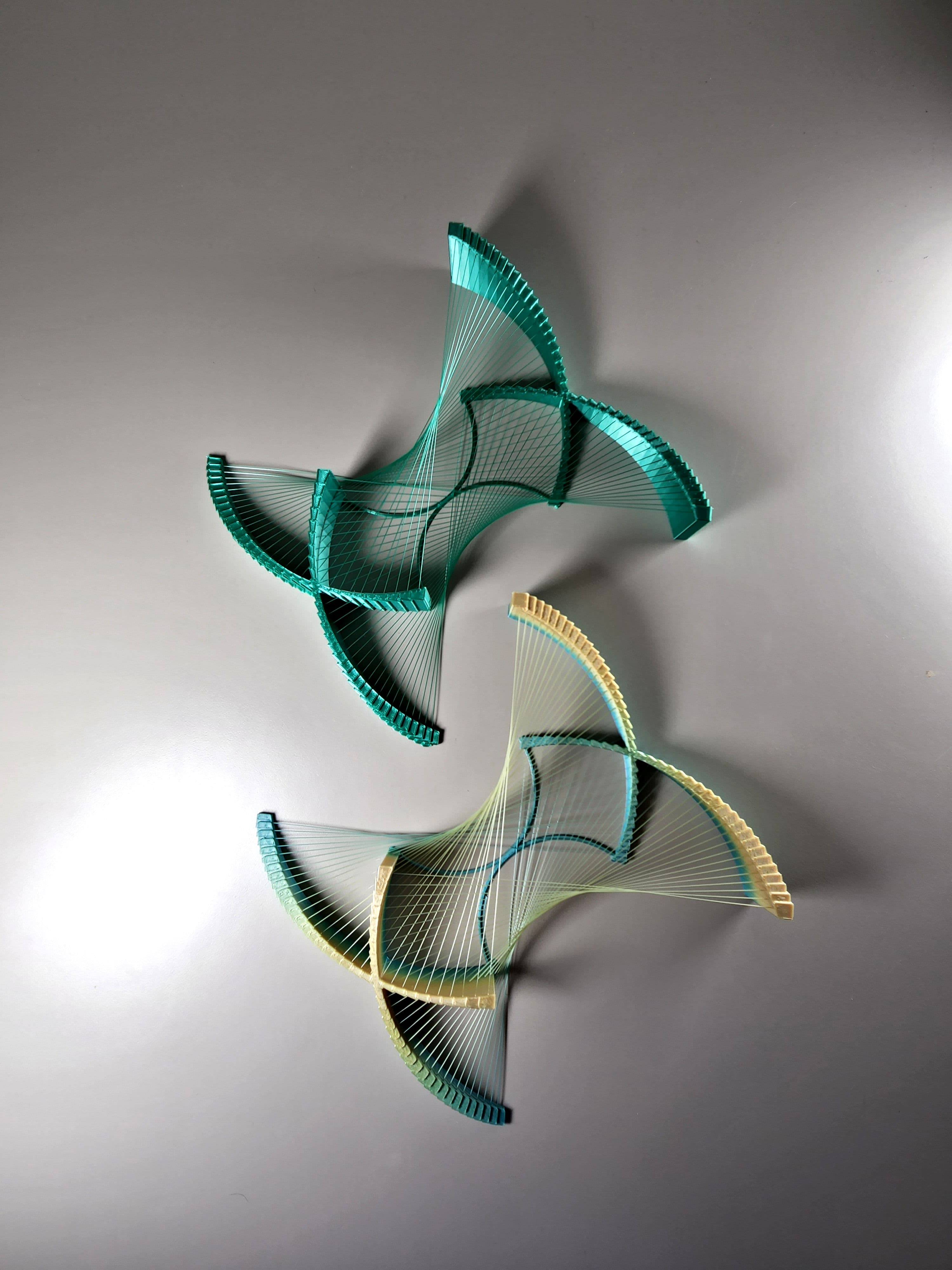 Wings String Art 3d model
