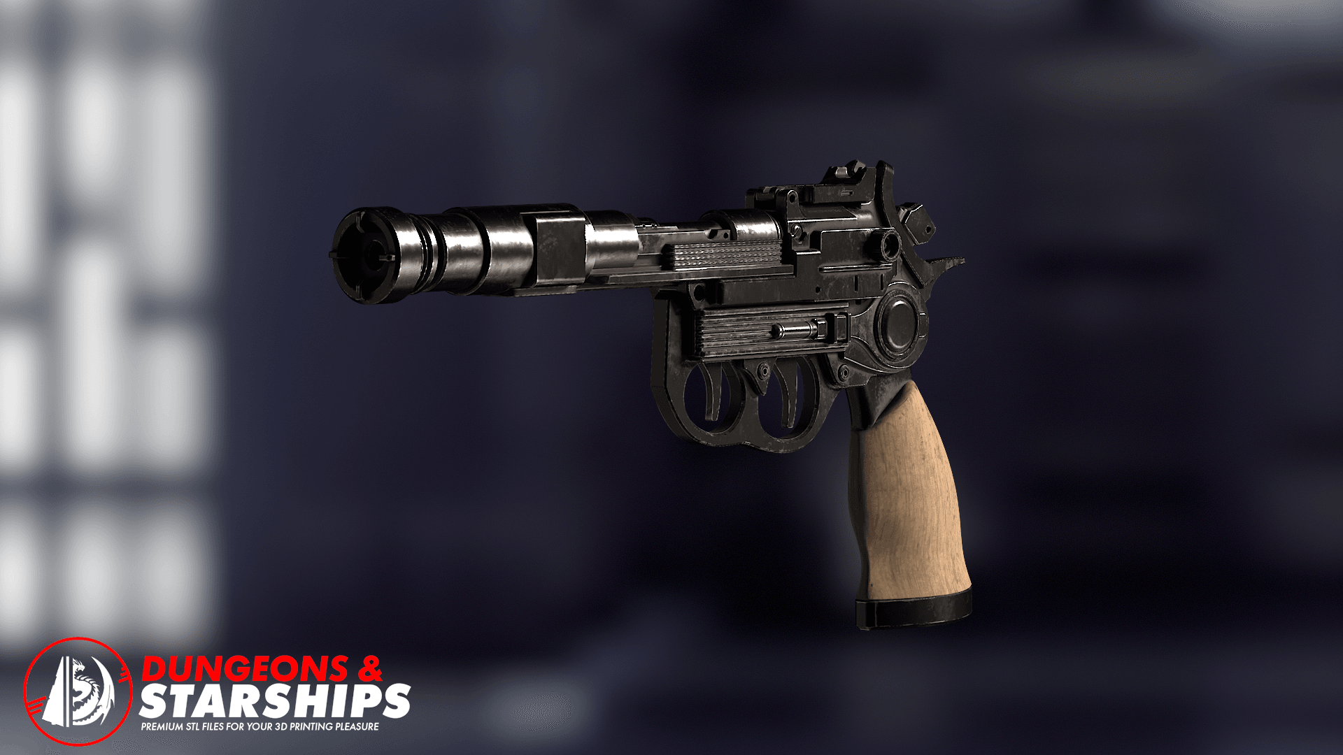 DX-13 Blaster Pistol - Star Wars 3d model