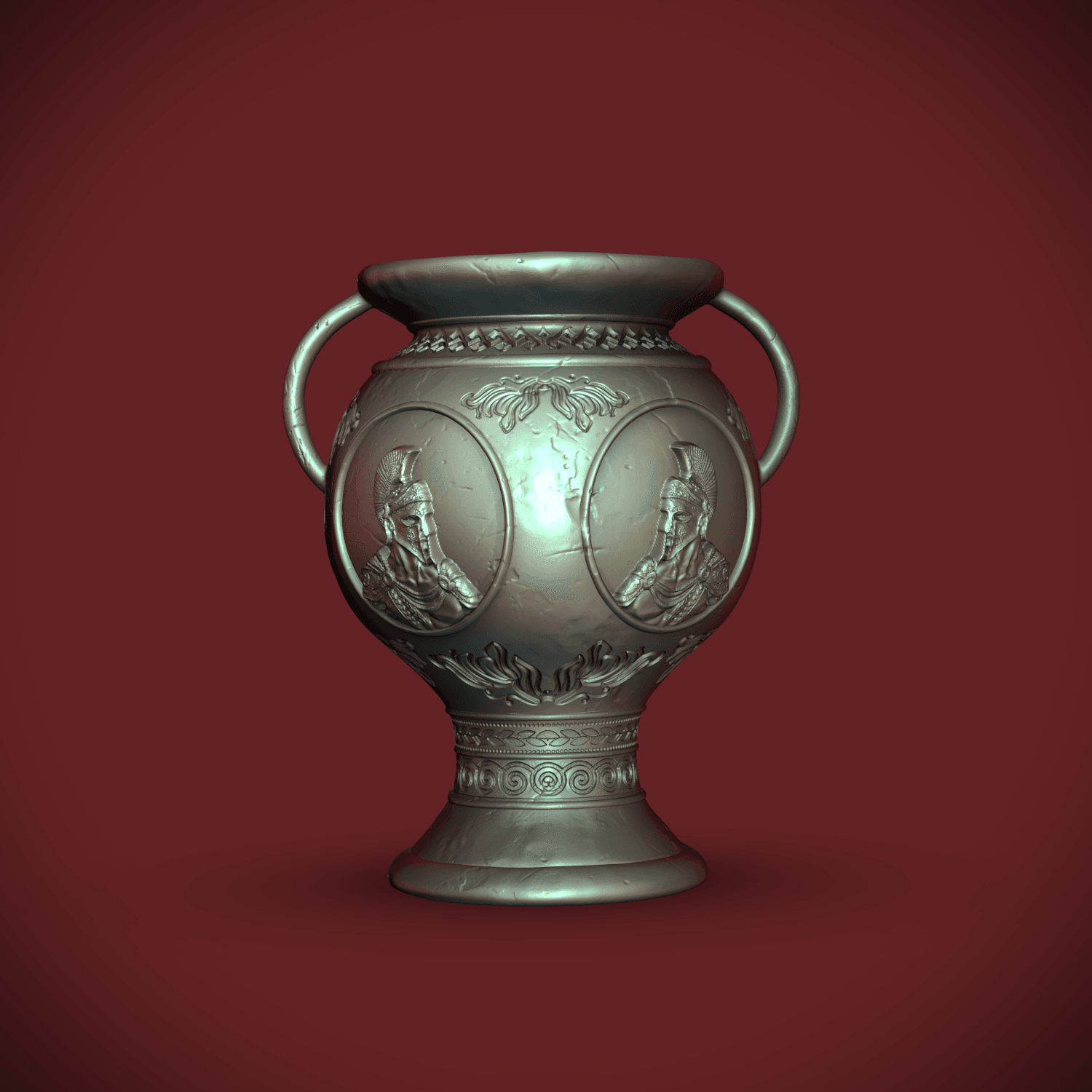 Greek Pot/Vase -Ares 3d model