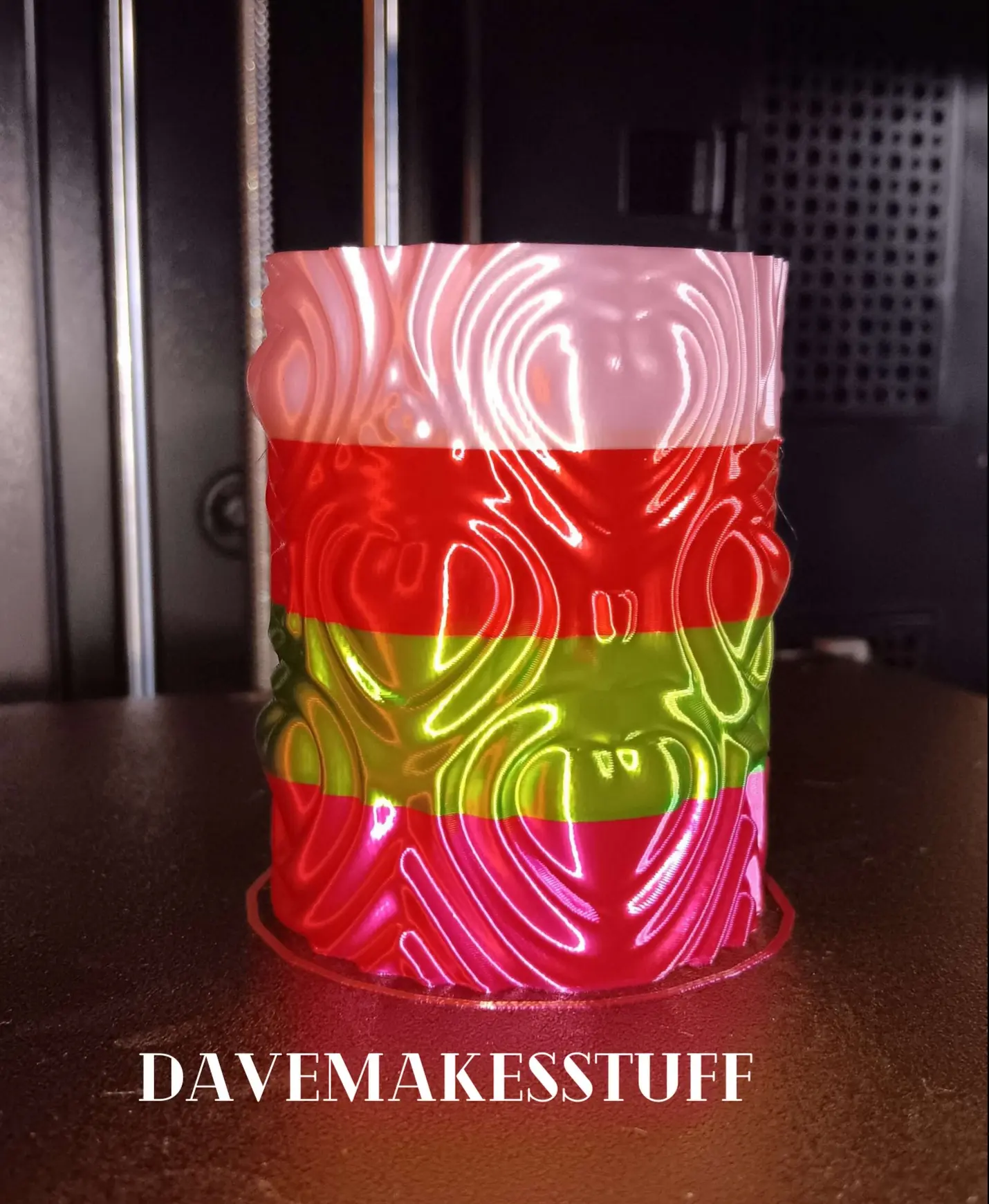 Left over silk. Just did a manual color swap on the vase. Looks so pretty.