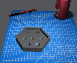 Yet Another Dice Tray 3d model