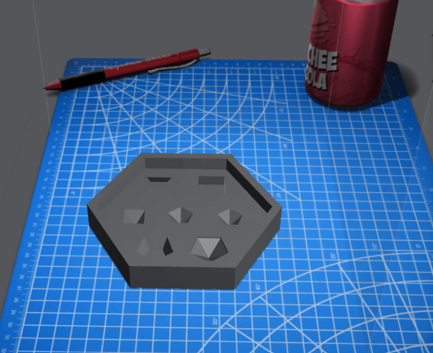 Yet Another Dice Tray 3d model