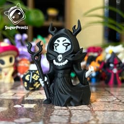 Dark Wizard - Easy Multicolor FDM RPG Minis (No supports) 3d model